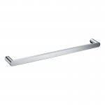 SS Round Chrome 805 Single Towel Rail